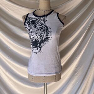 Place Sport grunge like tiger print sleevless top